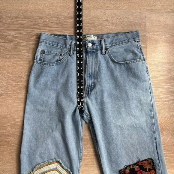 Levi’s 550 Patchwork Hippie Jeans